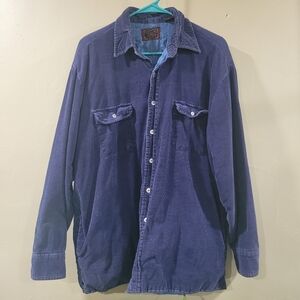 vintage Blue corduroy jacket by Country Touch Mens Size Large